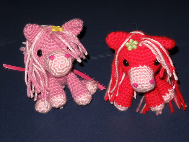 Crochet Valentine Amigurumi Ponies