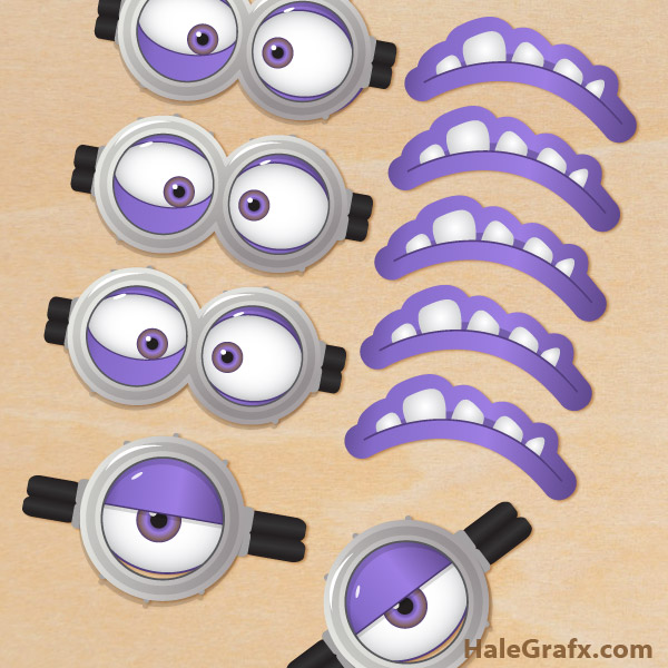 Minion Eyes And Mouth Printable