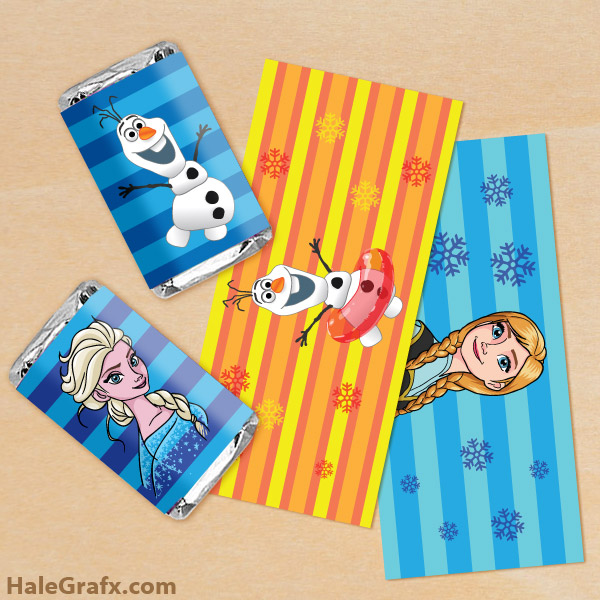 frozen candy bar wrappers FREE Printable Frozen Mini Candy Bar Wrappers