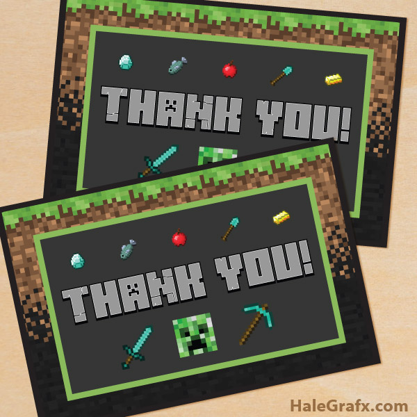 free-minecraft-inspired-birthday-thank-you-card-printable-birthday
