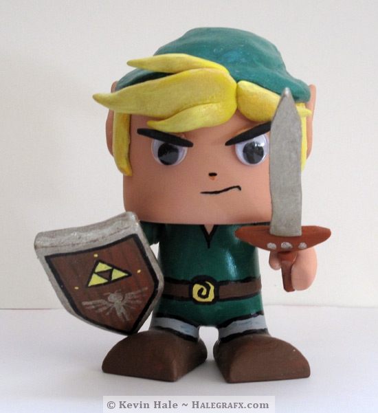 TLOZ The Legend of Zelda Link Colorblanks figure