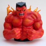Custom Red Hulk statue