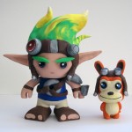 Jak and Daxter Color Blanks Figures