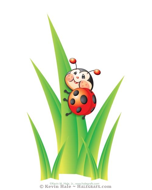 Libby the ladybug vector illustration