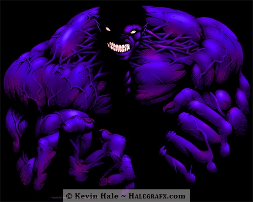 Incredible Hulk, the dark rage