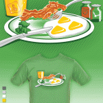 The Legend of Breakfast Threadless Zelda Shirt Submission