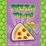 FREE TMNT Ninja Turtle Pizza Box cover Printable