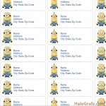 FREE Printable Despicable Me Minions Address Labels