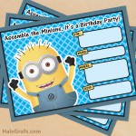 FREE Printable Despicable Me Minion Birthday Invitation