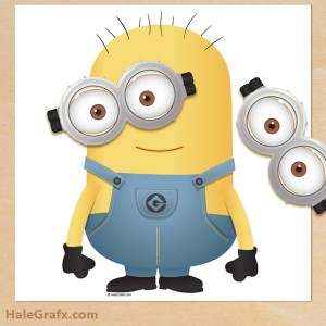 Free Printable Pin the goggles on the minion