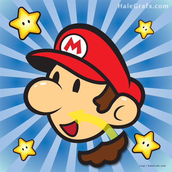 FREE Pin The Mustache On The Super Mario Bros Printables