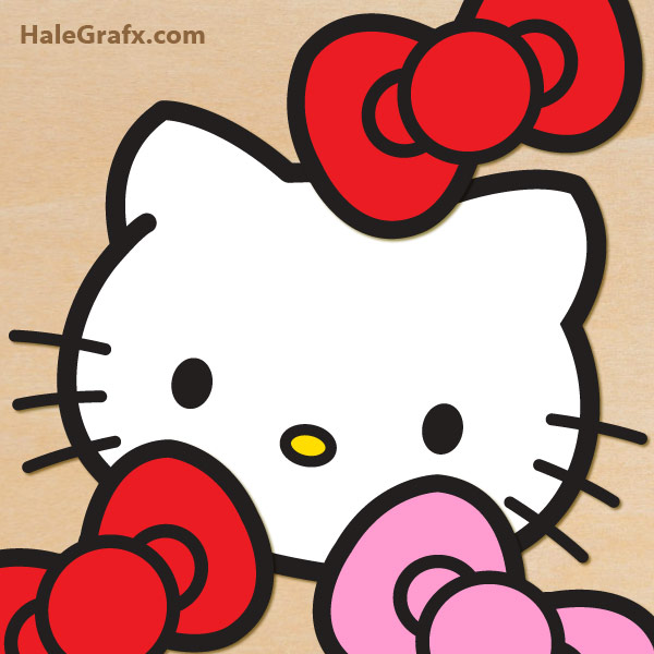 Printable Hello Kitty Bow