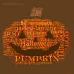 FREE Printable Halloween Pumpkin Word Art
