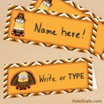FREE Printable Despicable Me Thanksgiving Place Cards