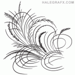 FREE Feather Flourish Vectors