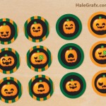 FREE Printable Halloween Pumpkin Cupcake Toppers