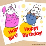 FREE Printable Max and Ruby Birthday Posters