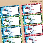 FREE Printable Christmas Hello Kitty Gift Tags