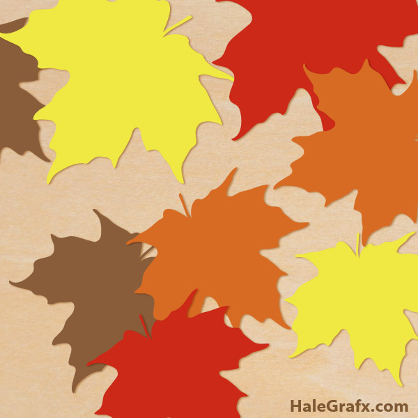 FREE Autumn leaves SVG Pack