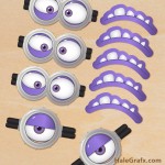 FREE Printable Despicable Me 2 Evil Minion Goggles and Mouths