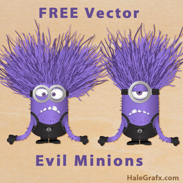 FREE Vector Despicable Me 2 Evil Minions