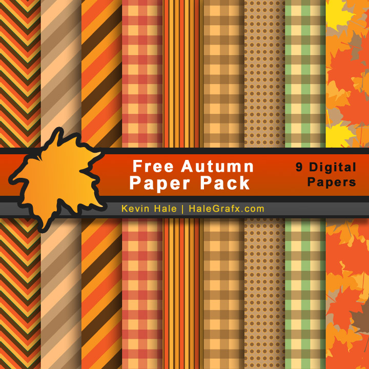 Free Printable Autumn Digital Paper! (Seamless Pattern For Scrapbooking) -  Printables and Inspirations