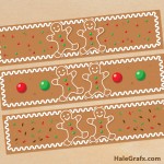 FREE Printable Christmas Gingerbread Party Water Bottle Labels