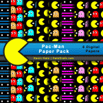 FREE Pac-Man Digital Paper Pack