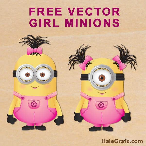 FREE Vector Despicable Me Girl Minions