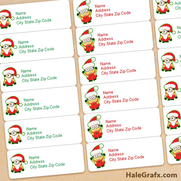 Free Printable Christmas Labels!