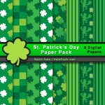 FREE St. Patrick’s Day Digital Paper Pack