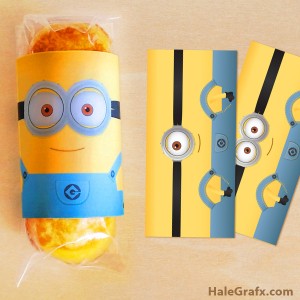 Free printable minion twinkies wrappers