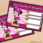 FREE Printable Minnie Mouse Birthday Invitation
