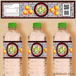 FREE Printable Green Baby Dragon Water Bottle Labels