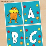 FREE Printable Dr. Seuss Lorax Alphabet Banner Pack