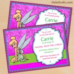 FREE Printable Disney Tinkerbell Birthday Invitation