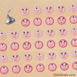 FREE Printable Girl Minion Hershey’s Kisses Stickers