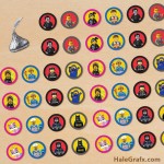 FREE Printable LEGO Movie Hershey’s Kisses Stickers