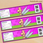 FREE Printable Disney Tinkerbell Water Bottle Labels