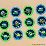 FREE Printable Toy Story Buzz Lightyear Cupcake Toppers