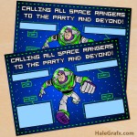 FREE Printable Toy Story Buzz Lightyear Birthday Invitation