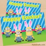 FREE Printable Despicable Me Easter Minion Card