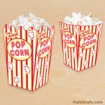 FREE Printable Popcorn Box