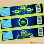 FREE Printable Toy Story Buzz Lightyear Water Bottle Labels