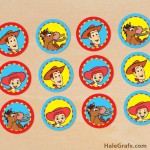 FREE Printable Toy Story Woody and Jessie Cupcake Toppers