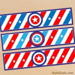 FREE Printable 4th of July Water Bottle Labels