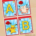 FREE Printable Pokémon Alphabet Banner Pack