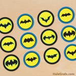 FREE Printable Batman Cupcake Toppers
