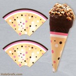 FREE Printable Ice Cream Cone Wrappers