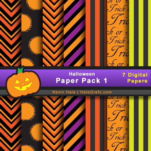 FREE Halloween Digital Paper Pack 1